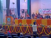 Honble CMD addressing the Shareholder Farmers of Uttarakhand State Seed and Tarai Development Corporation, Pantnagar, Uttarakhand on 24.12.2020 at the 47th and 48th Annual General Meeting.